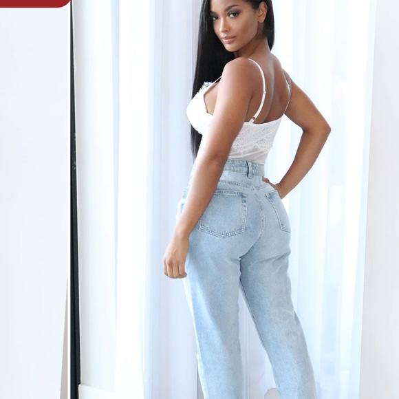 NWT Fashion Nova lace talk about it bodysuit - Picture 3 of 13